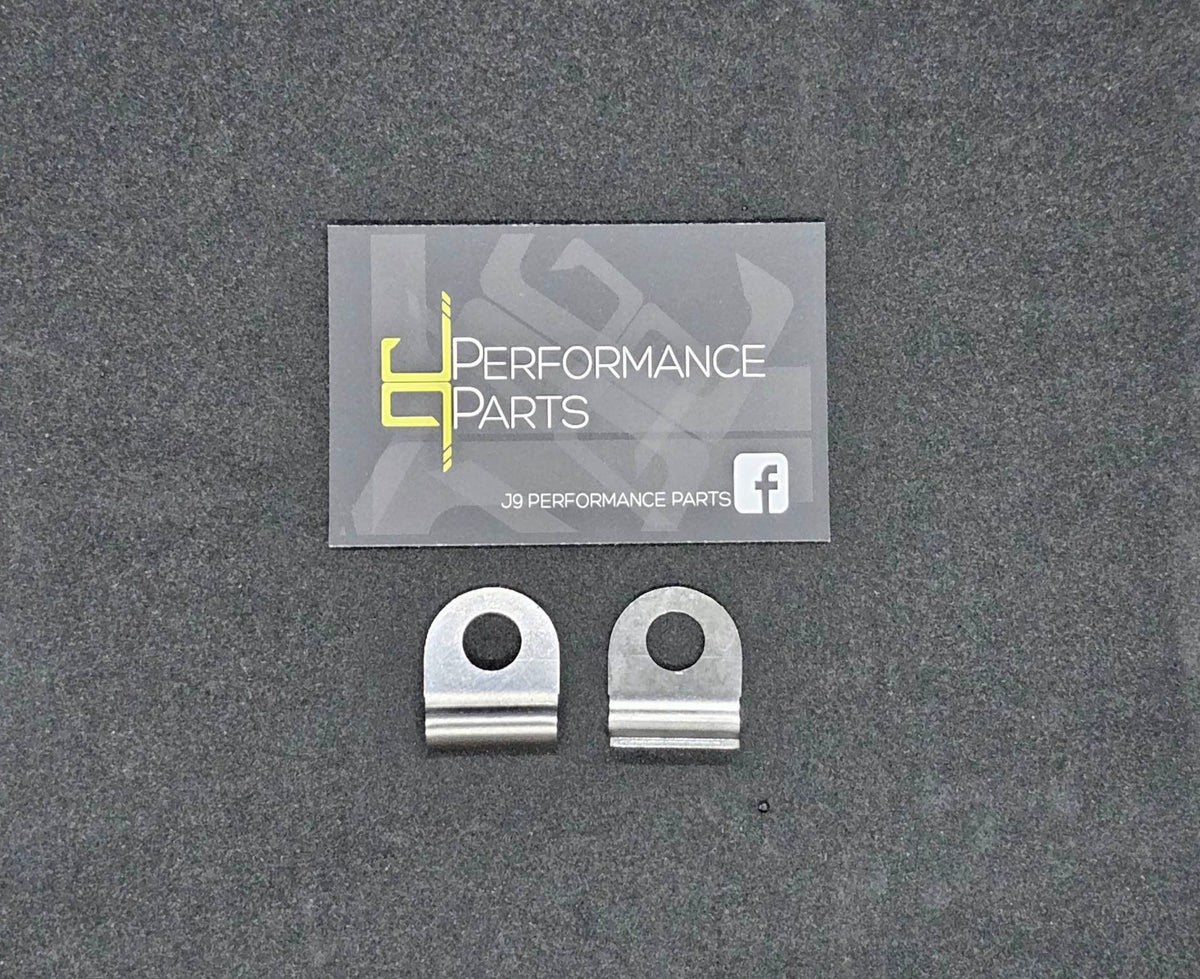 Focus RS Mk1 Stainless Steel Bottom Wing Bolt Clip Bracket Set x2 (1 P