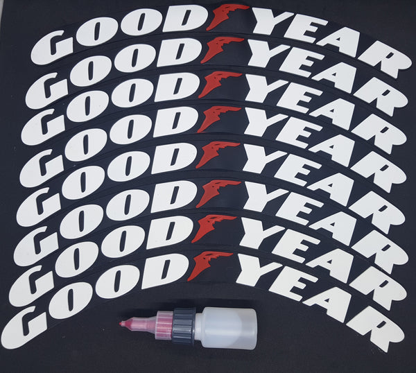 Goodyear Vinyl Decal Sticker - Eccentric Decals Goodyear Vinyl Decal Sticker - Eccentric Decals