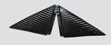 Carbon Fibre Rear Triangle Trim Covers